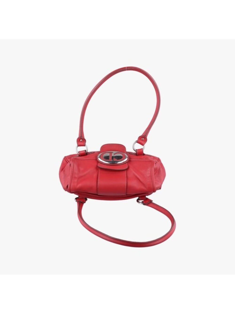 ★SOLD★ Dior Cdlogo Red Leather Handbag - Picture 8 of 16